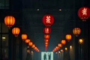 《铁轨与白鸽》剧照，废弃铁轨上停着的一群白鸽
